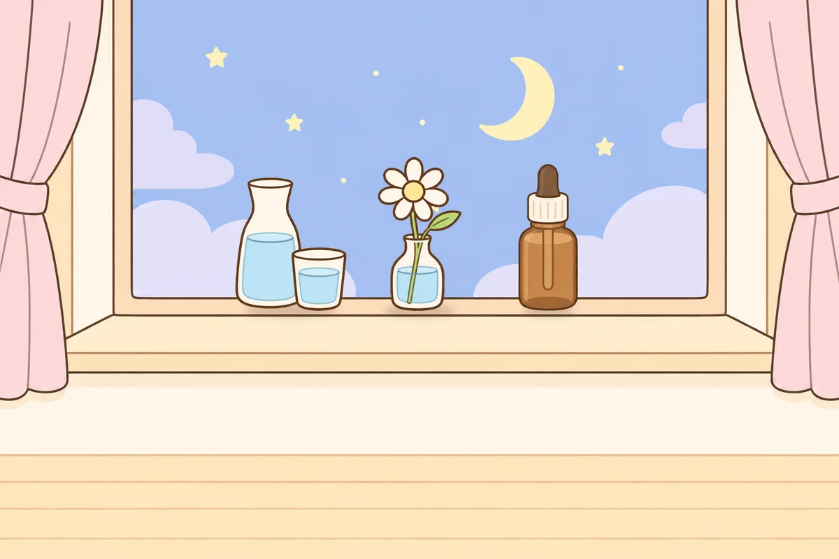 중구 여성전용 셀룰라이트 관리 안내 그림, 밤 창가 창턱 위의 물병, 데이지 꽃병, 오일병